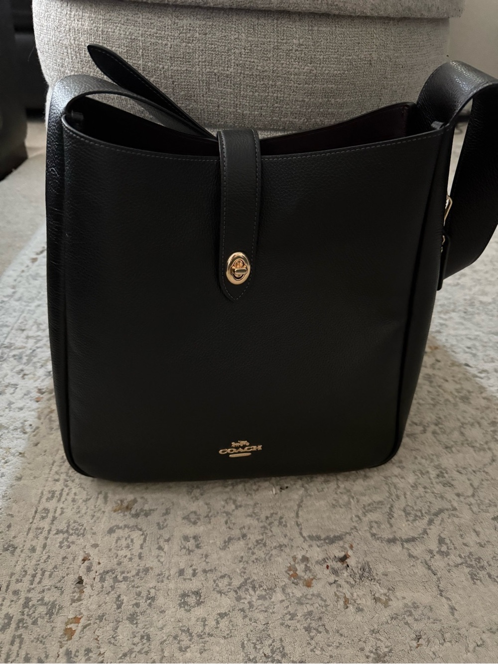 Coach Large Hadley Bag in black LIKE NEW